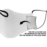 Don't Be A Rat Face Mask - Black on White