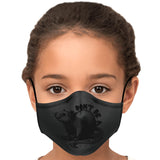 Don't Be A Rat Face Mask - Black on Gray