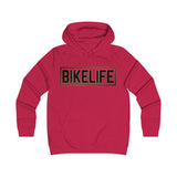 Bike Life Hoodie / Gold and Black Logo - Women's