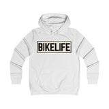 Bike Life Hoodie / Gold and Black Logo - Women's