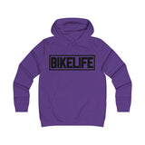 Bike Life Hoodie / Black Logo - Women's