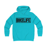 Bike Life Hoodie / Black Logo - Women's