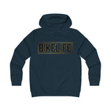 Bike Life Hoodie / Gold and Black Logo - Women's