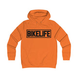 Bike Life Hoodie / Black Logo - Women's