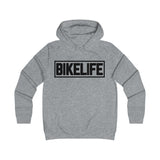 Bike Life Hoodie / Black Logo - Women's