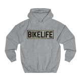 Bike Life Hoodie / Gold and Black Logo - Unisex