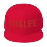OG Bike Life Unisex Snapback - Red 3D Embrodiery