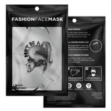 Don't Be A Rat Face Mask - Black on White