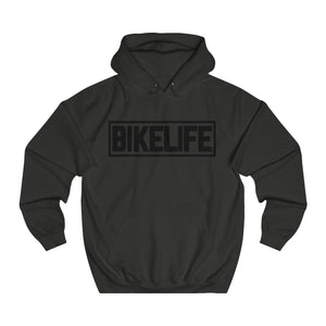 Bike Life Hoodie / Black Logo - Unisex