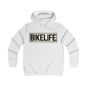 Bike Life Hoodie / Gold and Black Logo - Women's