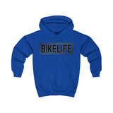 Bike Life Hoodie / Gold and Black Logo - Youth