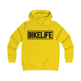 Bike Life Hoodie / Black Logo - Women's