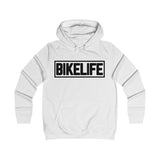 Bike Life Hoodie / Black Logo - Women's
